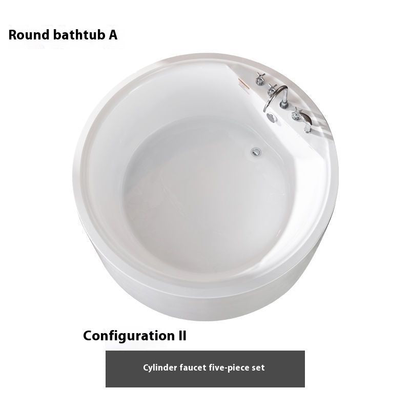 Tab Mandi Bulat QW- QW dengan Fungsi Luncur Air + Lampu 