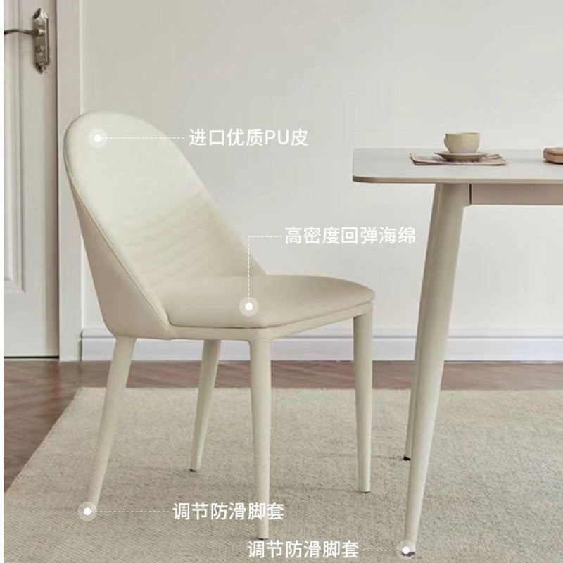 Nordic Style Marble Dining Table pure white Simple but elegant Suitable for small homes, minimalist square tables.