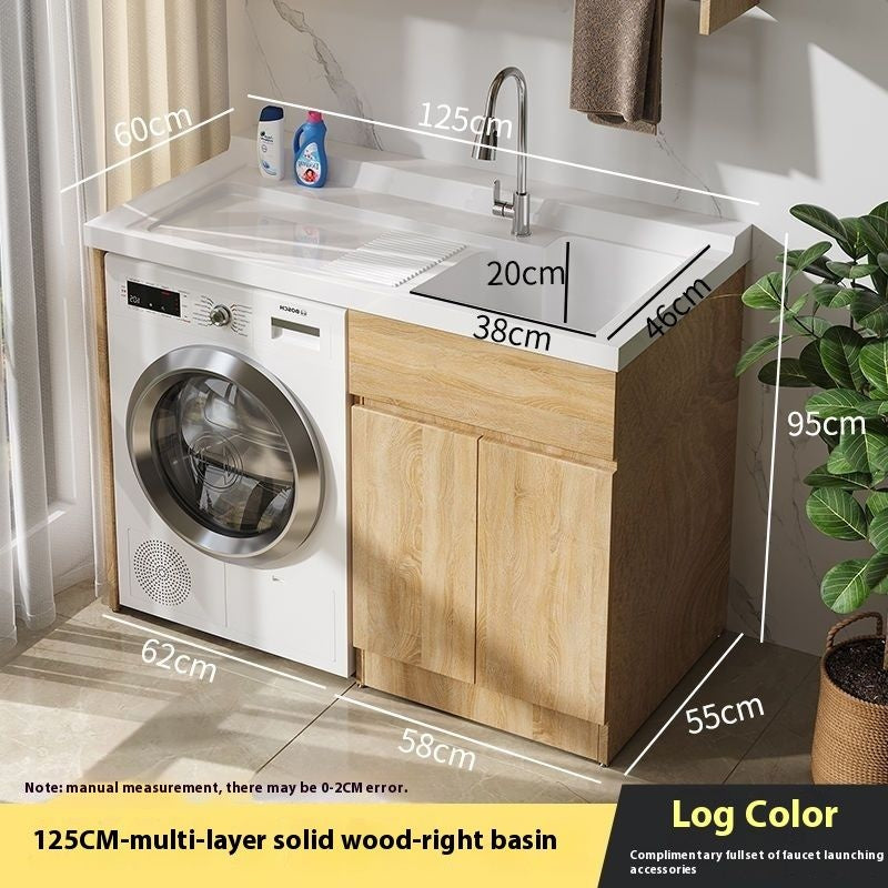 QW- Bathroom cabinet and bathroom sink set