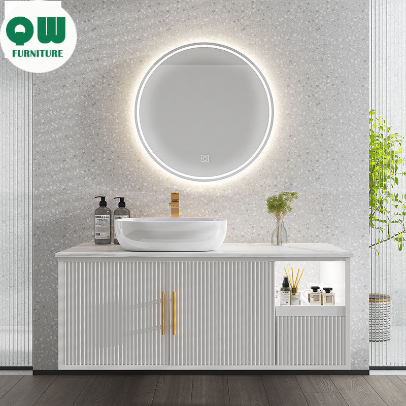 Kabinet Penyimpanan Cermin Pintar QW- Bilik Mandi 
