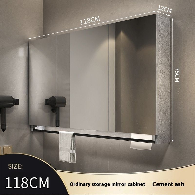 QW- Made of Real Wood Smart Mirror in the Bathroom Storage Cabinet