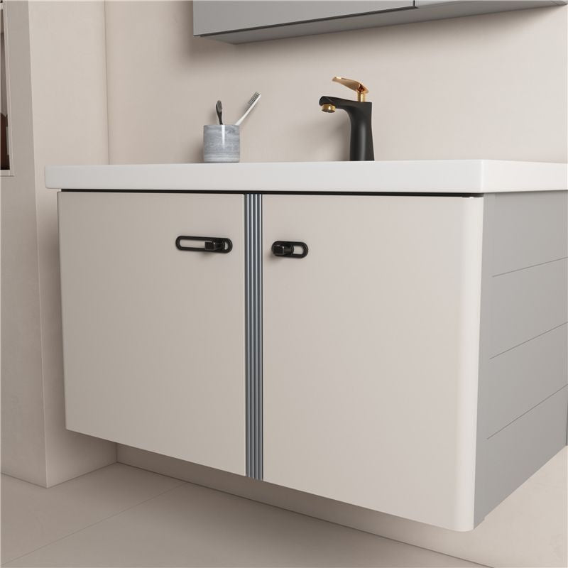 Kabinet simpanan bilik mandi pintar cermin keluli tahan karat aluminium QW- 