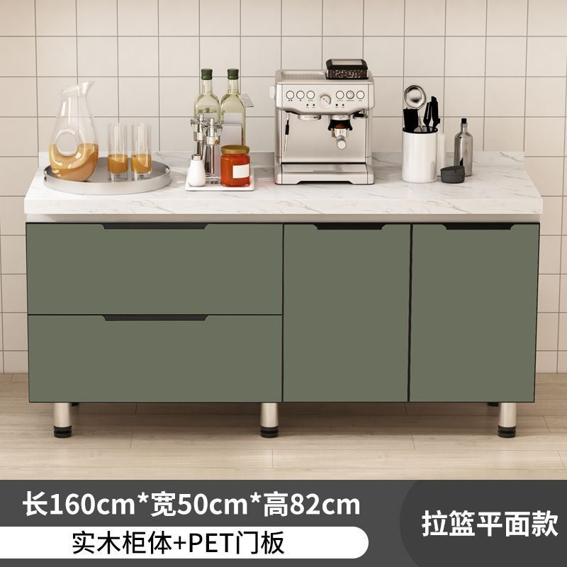 QW- Kabinet dapur, meja kerja pulau, kabinet simpanan dapur 