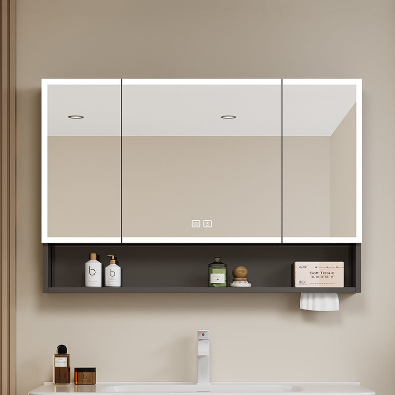 Kabinet Bilik Mandi Aloi Aluminium QW- Cermin Pintar 