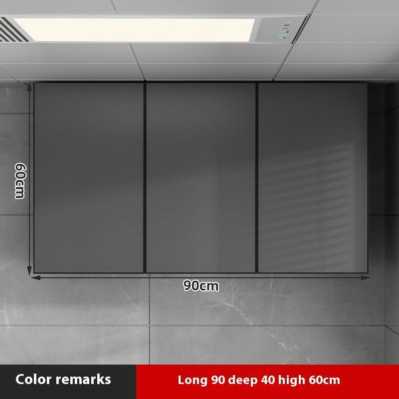 Kabinet Penyimpanan Dapur Gantung Aloi Aluminium QW- Kalis Air 