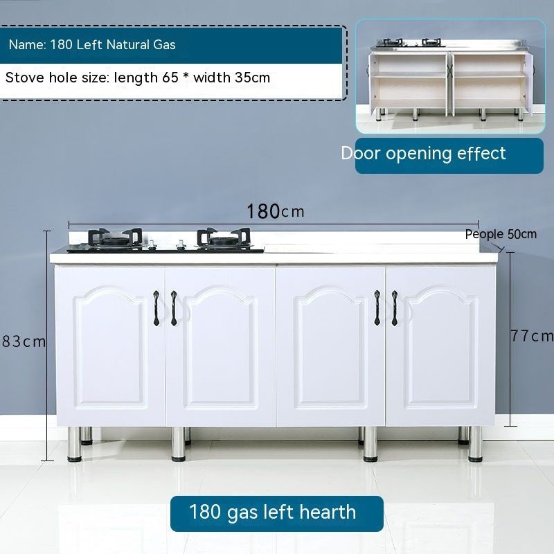 QW- Perkakas Keluli Tahan Karat untuk Kabinet Penyimpanan Dapur Rumah 