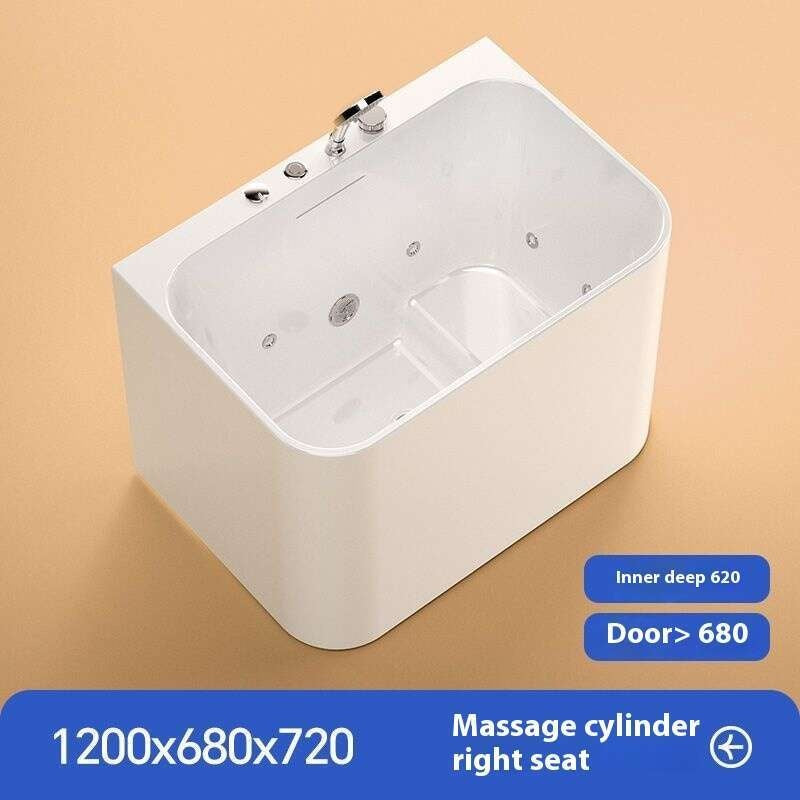 QW- Small Acrylic Spa Heating Bathtub