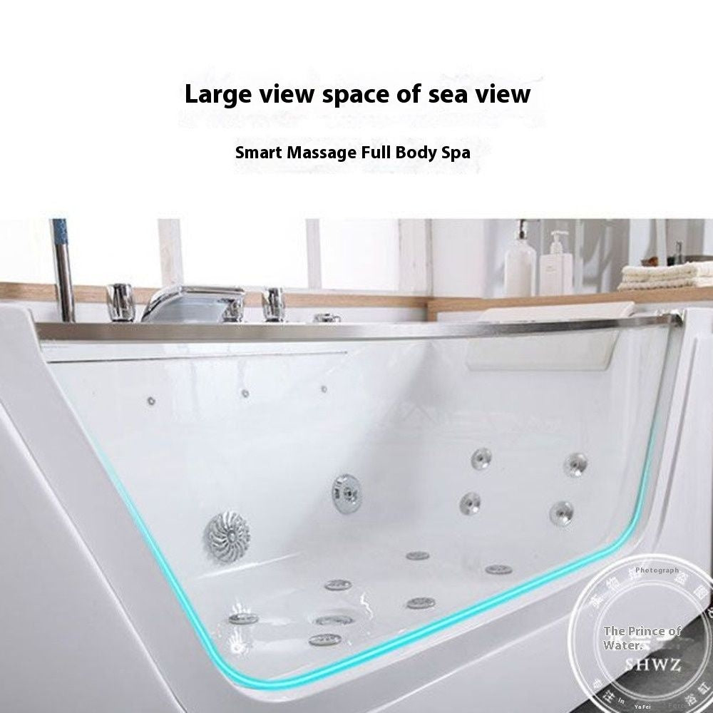 QW- Surf Massage Constant Temperature Bathtub, Acrylic Bathtub