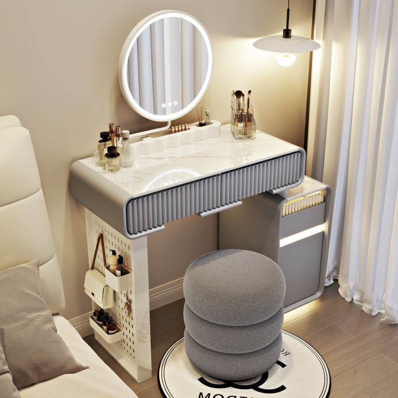 Bedroom Modern Simple Storage Cabinet Solid Wood Dressing Table