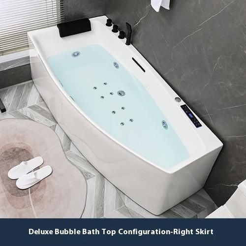 QW- Acrylic Wave Constant Temperature Bathtub