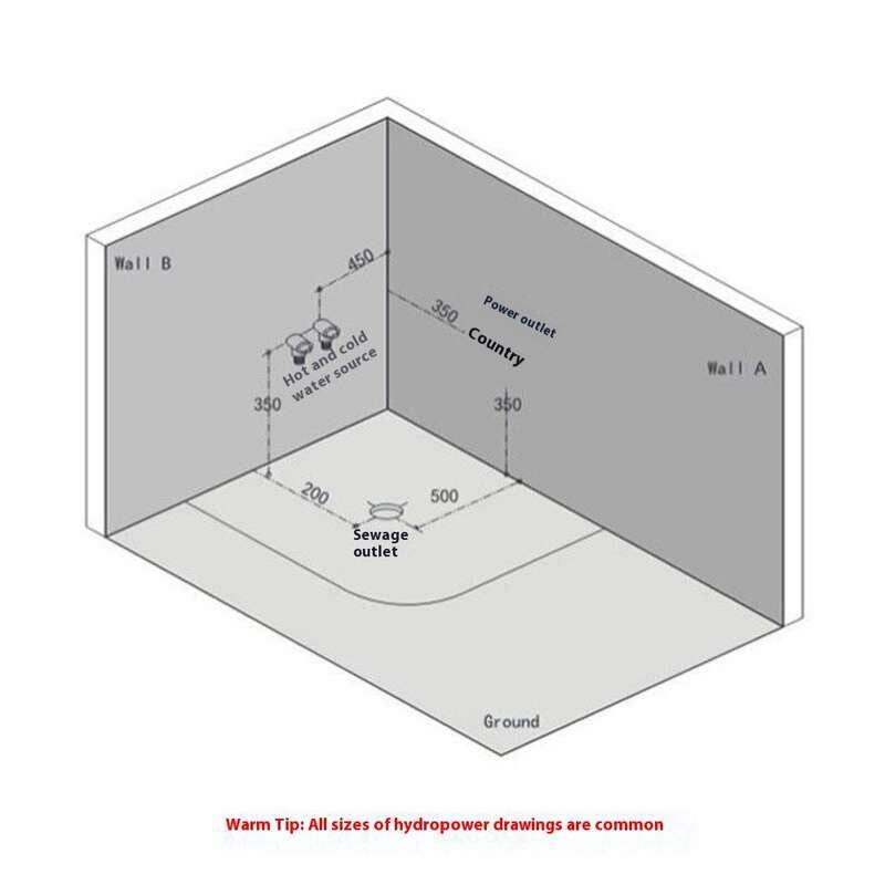 Tab mandi QW- Segitiga Sama Sisi dengan urutan Tab mandi sistem pemanasan 
