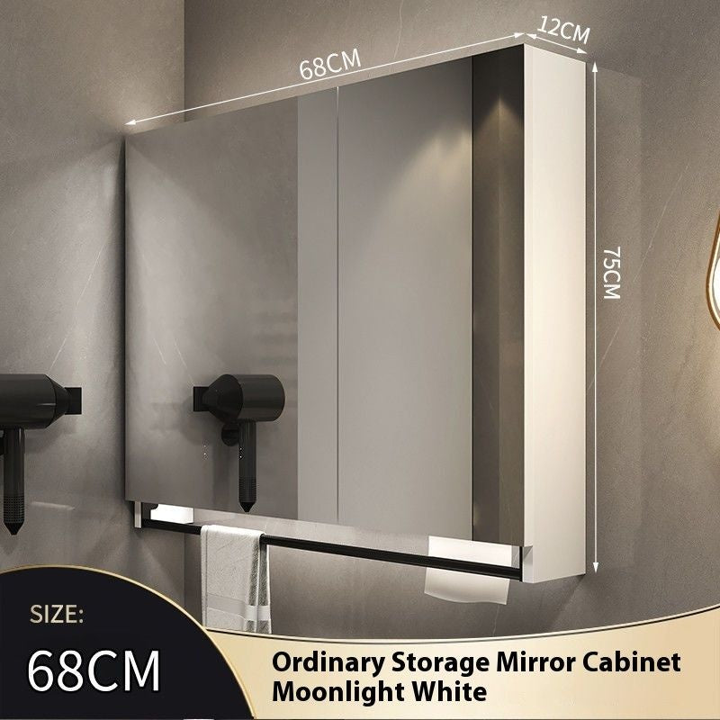 QW- Made of Real Wood Smart Mirror in the Bathroom Storage Cabinet
