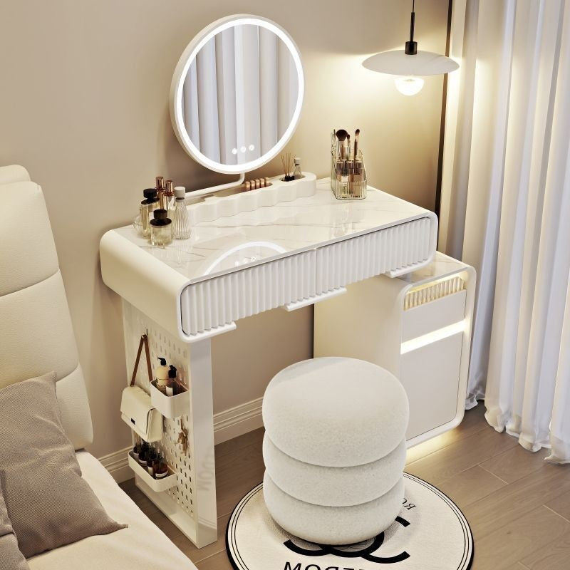 Bedroom Modern Simple Storage Cabinet Solid Wood Dressing Table
