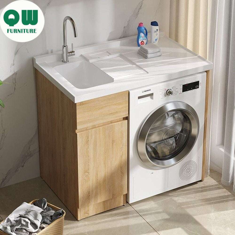 QW- Bathroom cabinet and bathroom sink set