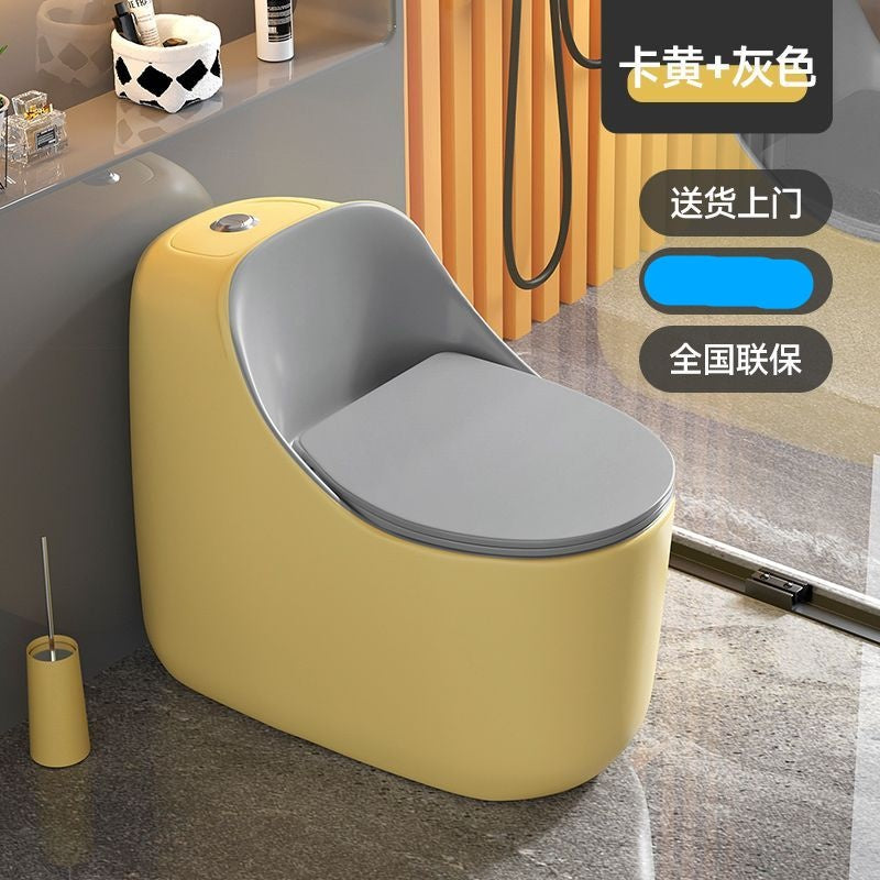 QW- Bathroom Cleaning Ceramic Colorful Toilet Bowl