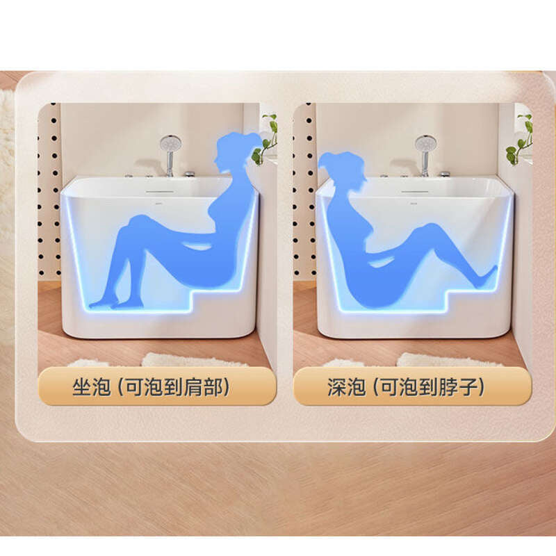 QW- Small Acrylic Spa Heating Bathtub