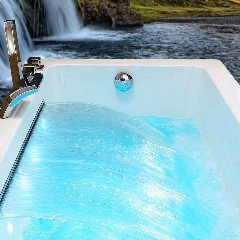 QW- Wave Massage Acrylic Home Bathtub