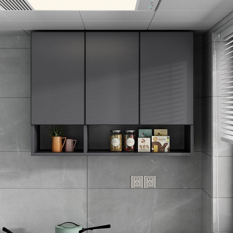 Kabinet Penyimpanan Dapur Gantung Aloi Aluminium QW- Kalis Air 