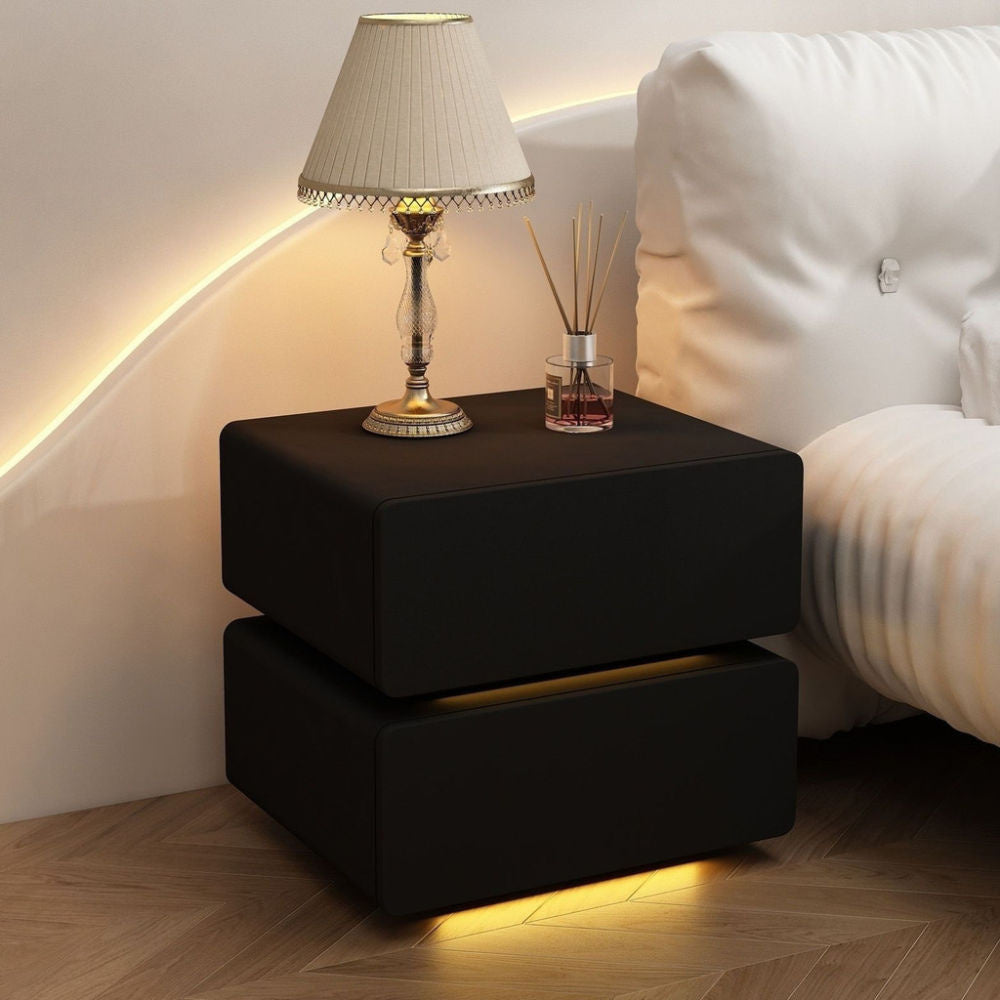 Table, Simple Modern Solid Wood Headboard Household Bed Storage Cabinet, Small Bedside Cabinet for Bedroom