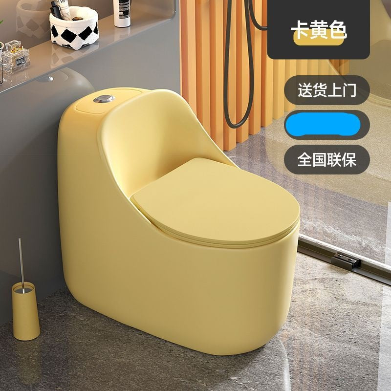 QW- Bathroom Cleaning Ceramic Colorful Toilet Bowl