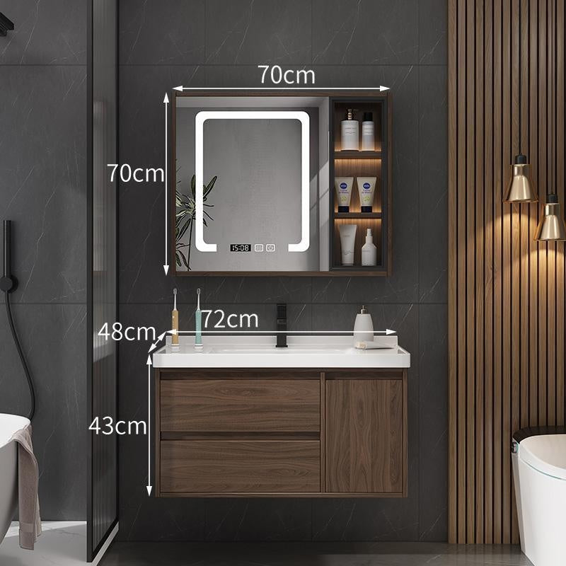 Set Singki Bilik Mandi Kabinet Cermin Penyimpanan QW- 