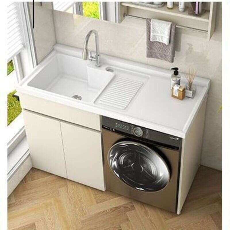 Set Singki Bilik Mandi Kabinet Penyimpanan QW- dengan Paip 