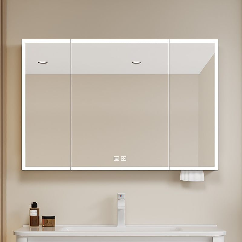 Kabinet Bilik Mandi Aloi Aluminium QW- Cermin Pintar 