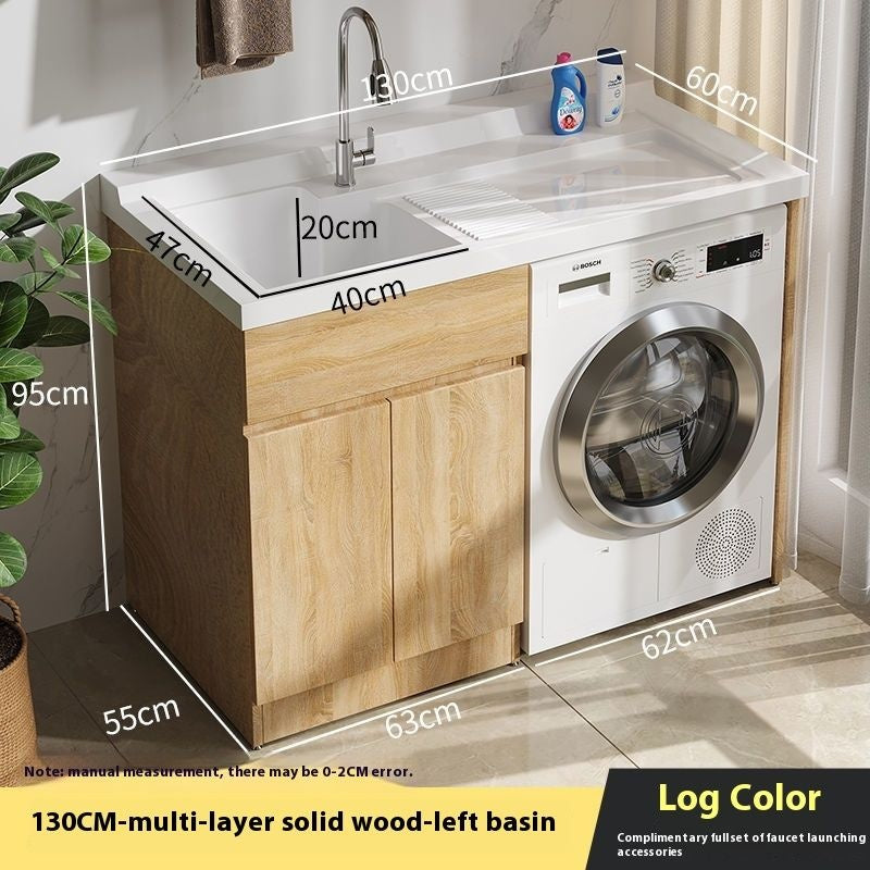 QW- Bathroom cabinet and bathroom sink set