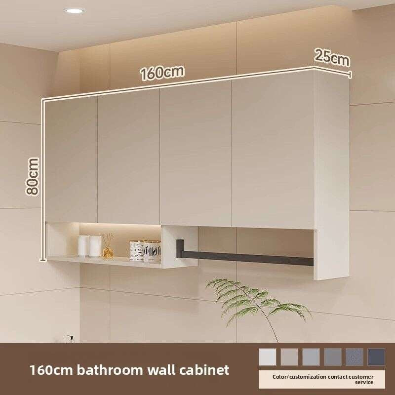 Kabinet Gantung Aluminium QW- Balkoni dinding Kabinet simpanan bilik mandi 