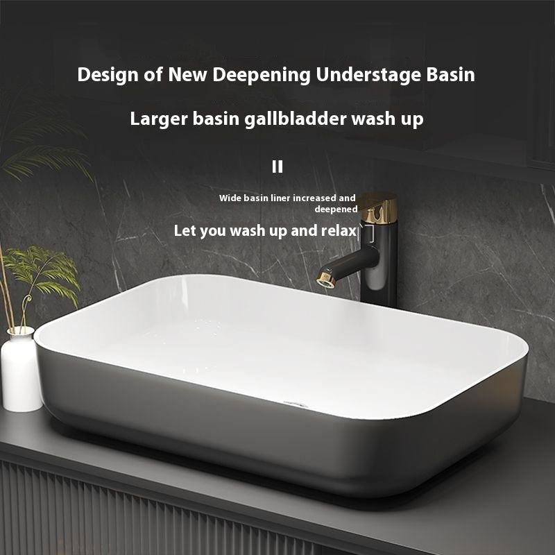 QW- Smart Bathroom, Mirror Bathroom Storage Cabinet, Basin Set