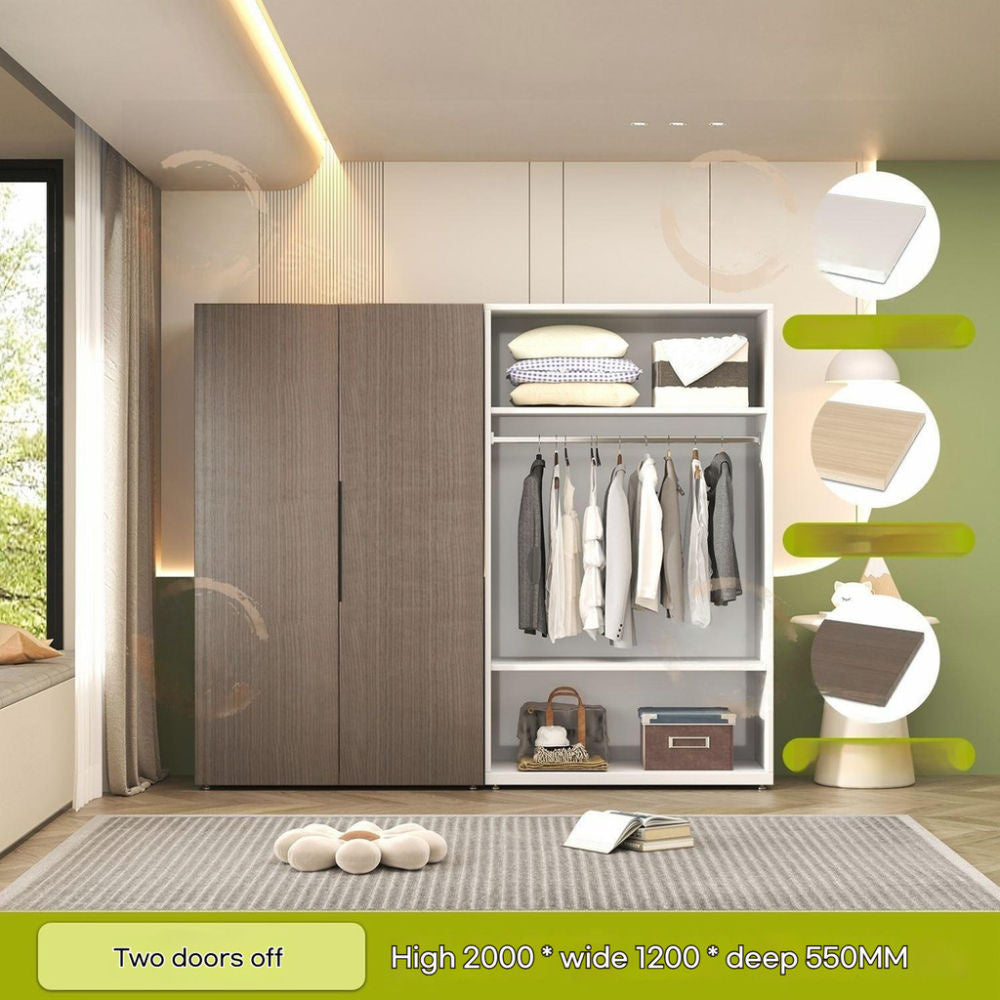 Kabinet Penyimpanan Panel Sarang Lebah Aluminium Bilik Tidur Almari Pakaian Rumah Keluli Tebal Mesra Alam