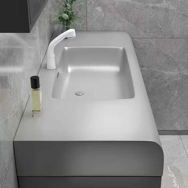 QW- Storage Smart Mirror Cabinet in the Bathroom, Bathroom Sink Set