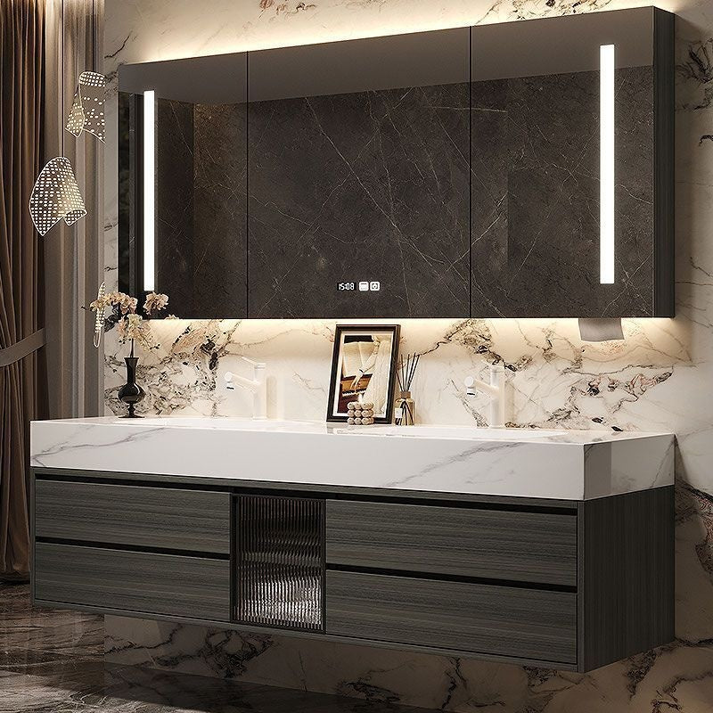QW- Custom-madeBathroom CounterBathroom Storage CabinetSmart Mirror CabinetBathroom Basin