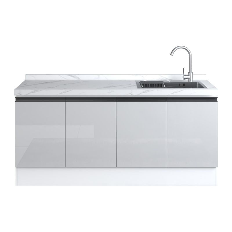 QW- Aluminum Alloy Kitchen Storage Cabinet with Free Sink