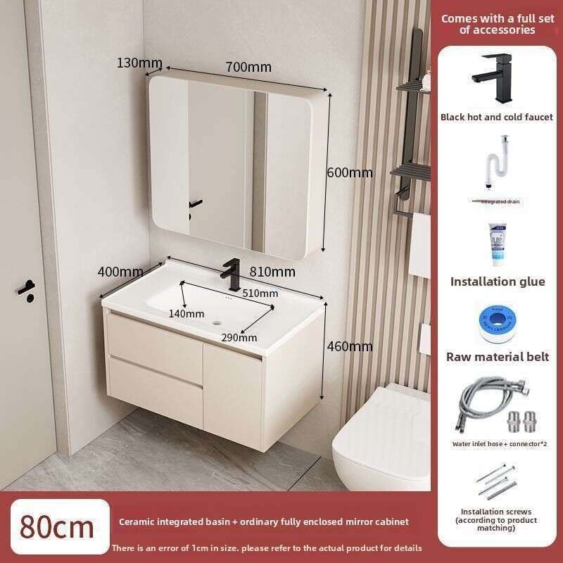 QW- Dressing table storage set, width 40 cm.Bathroom Mirror Cabinet