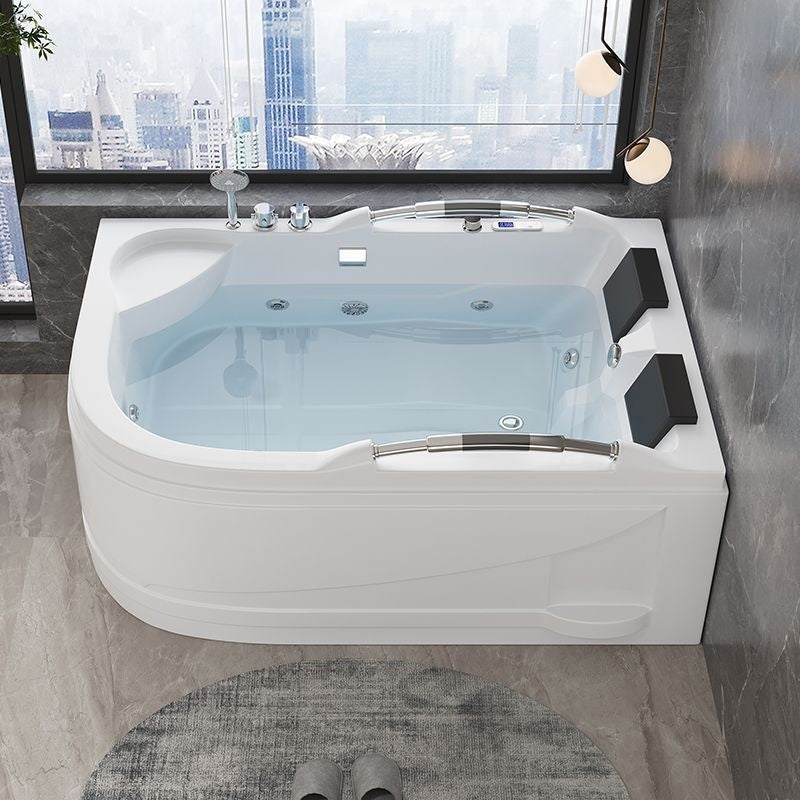 QW- Double Acrylic Heated Temperature Massage Bathtub