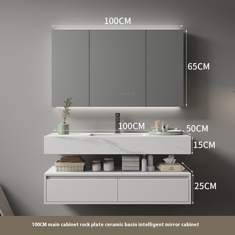 QW- Smart Mirror for Storage Cabinet Bathroom Sink Set