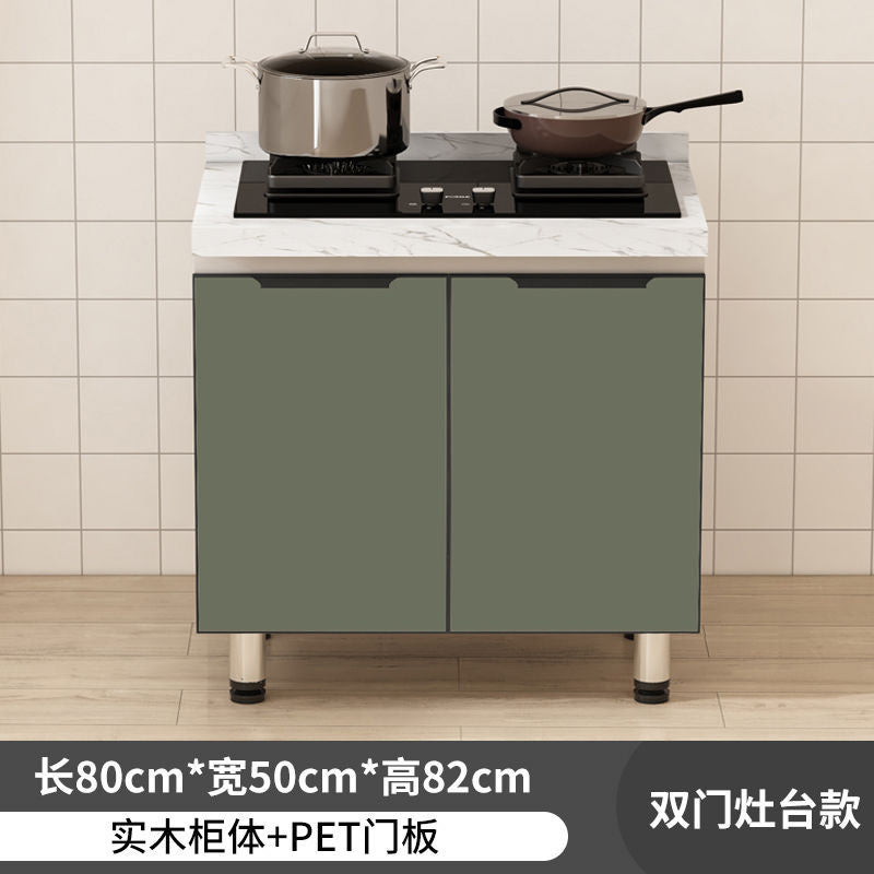 QW- Kabinet dapur, meja kerja pulau, kabinet simpanan dapur 