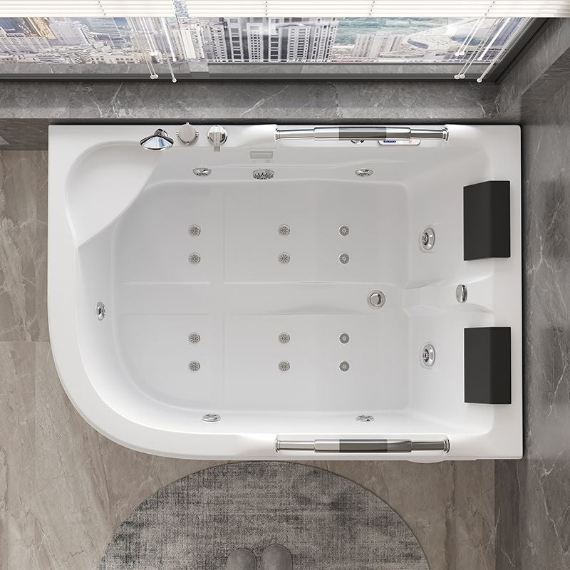 QW- Double Acrylic Heated Temperature Massage Bathtub