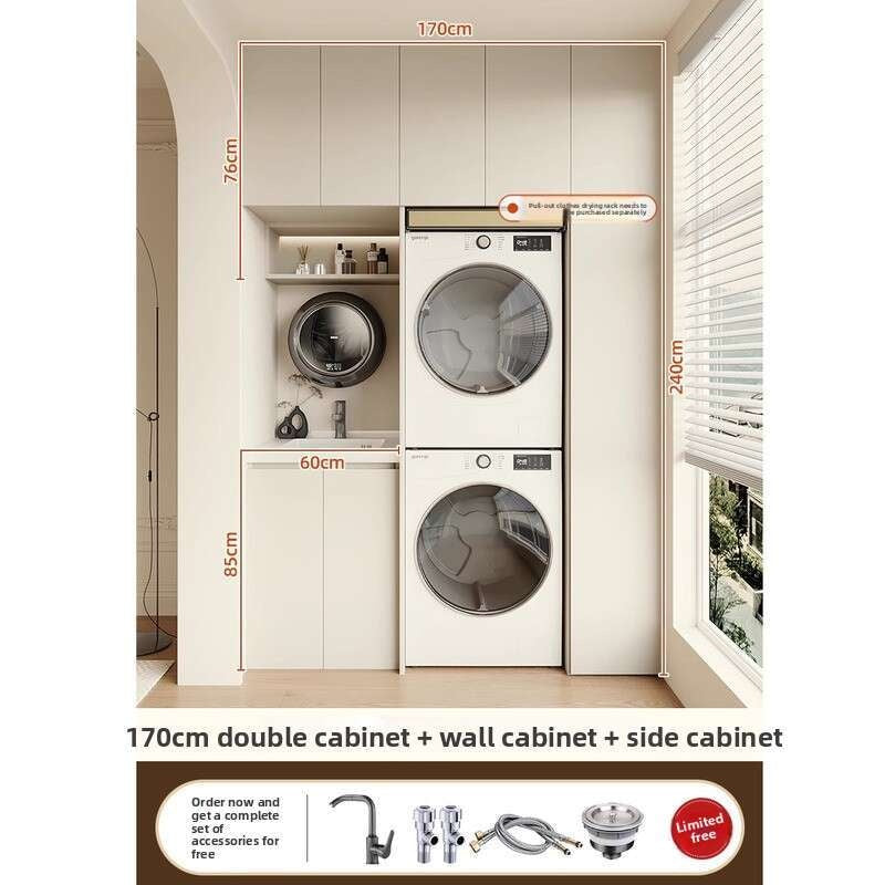Kabinet Penyimpanan Bilik Tidur Balkoni Aluminium QW-