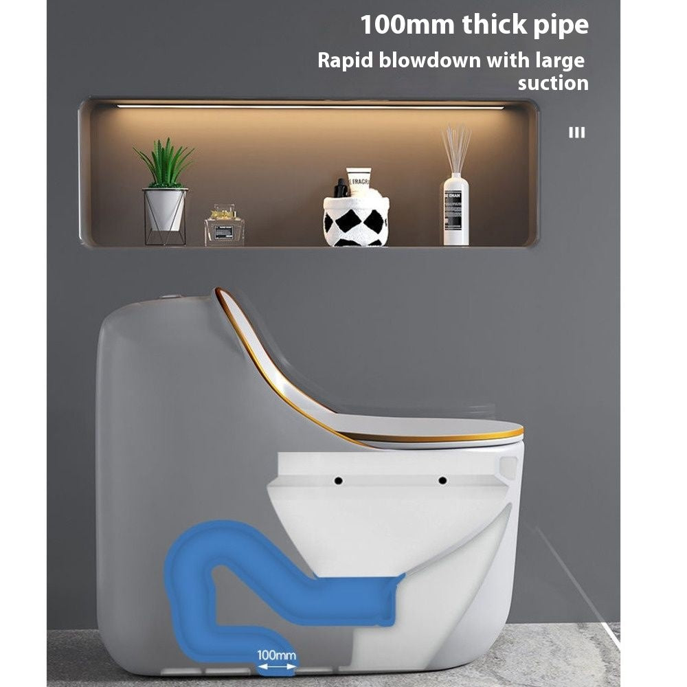 QW- Bathroom Cleaning Ceramic Colorful Toilet Bowl