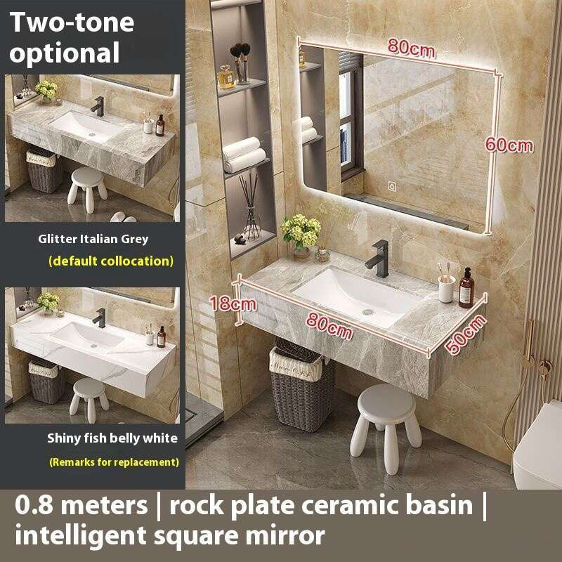 QW- Marble Sink Set for Smart Mirror in the Bathroom