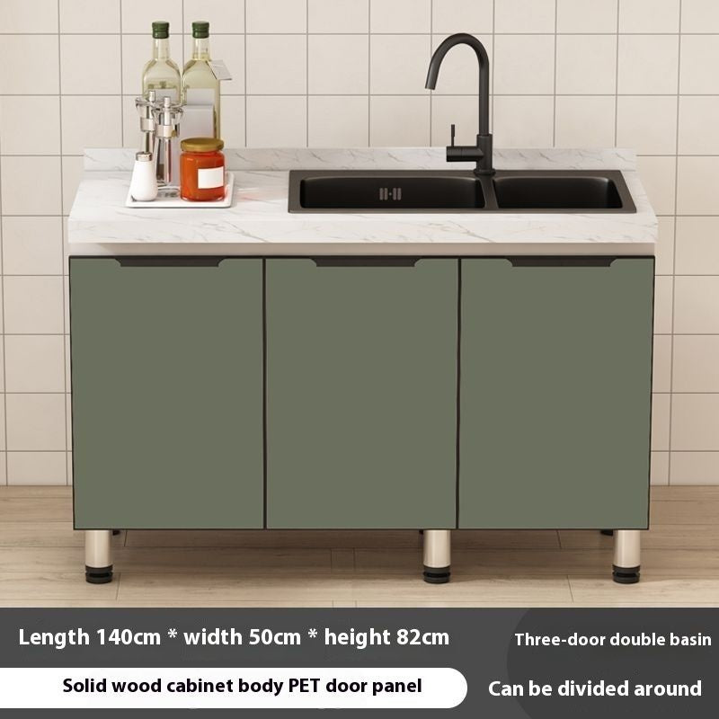 QW- Kabinet dapur, meja kerja pulau, kabinet simpanan dapur 