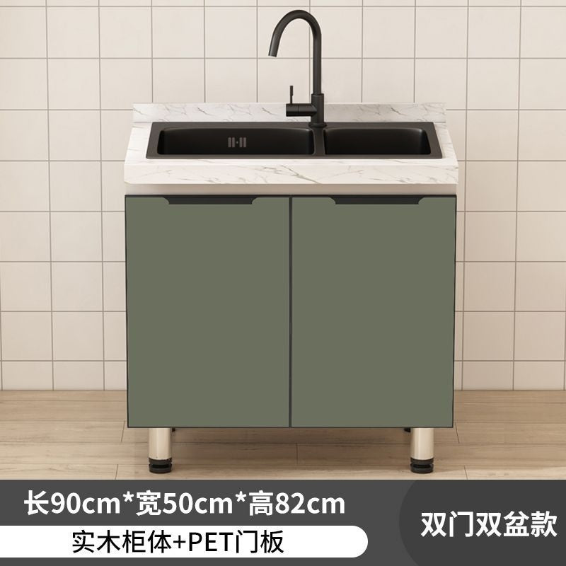QW- Kabinet dapur, meja kerja pulau, kabinet simpanan dapur 