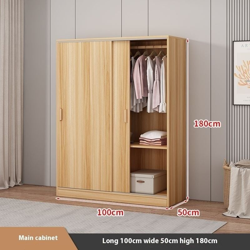 Pintu Gelongsor Mudah Pemasangan Bilik Tidur Rumah Almari Kecil Ekonomi untuk Kanak-kanak