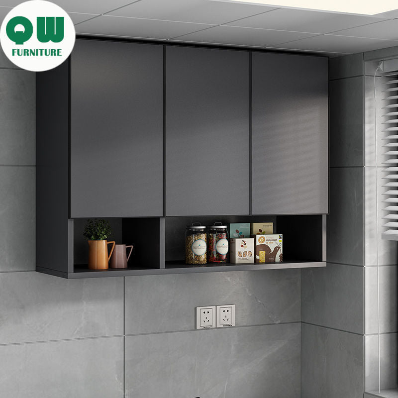 Kabinet Penyimpanan Dapur Gantung Aloi Aluminium QW- Kalis Air 