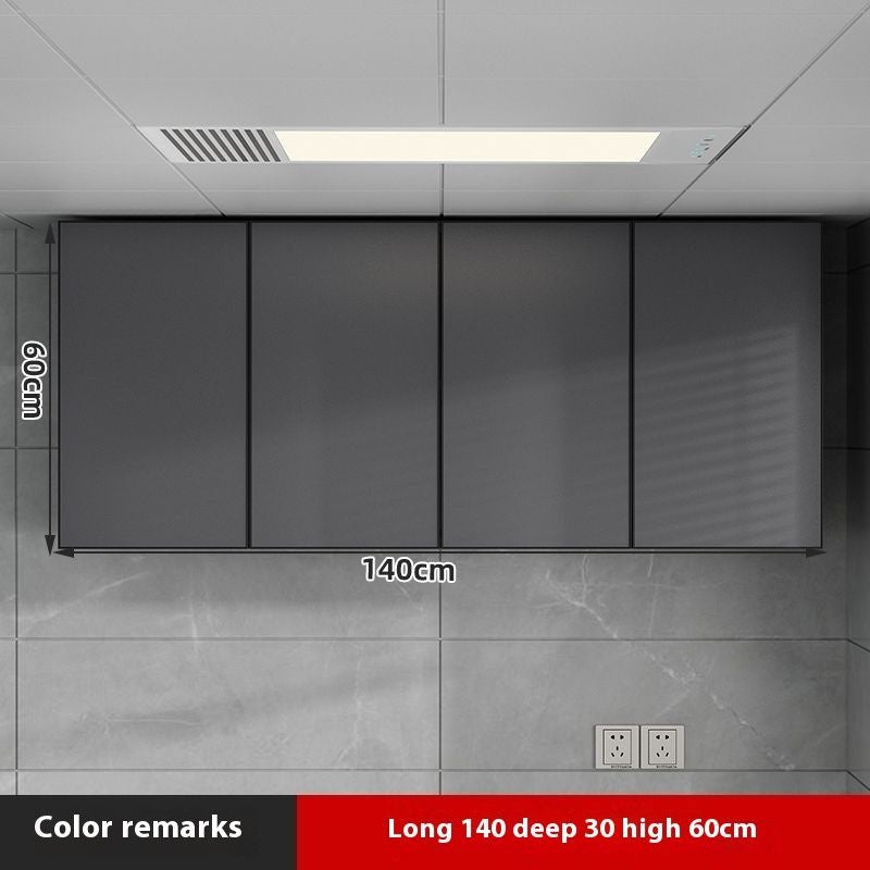 Kabinet Penyimpanan Dapur Gantung Aloi Aluminium QW- Kalis Air 