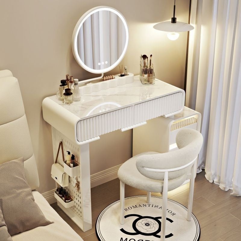 Bedroom Modern Simple Storage Cabinet Solid Wood Dressing Table