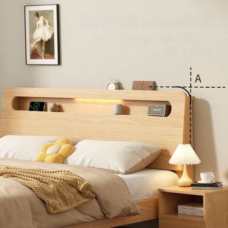 Drawer Storage Solid Wood 1.8 Meter Modern Simple Double Bedroom 1.2m1.5 Single Bed Frame
