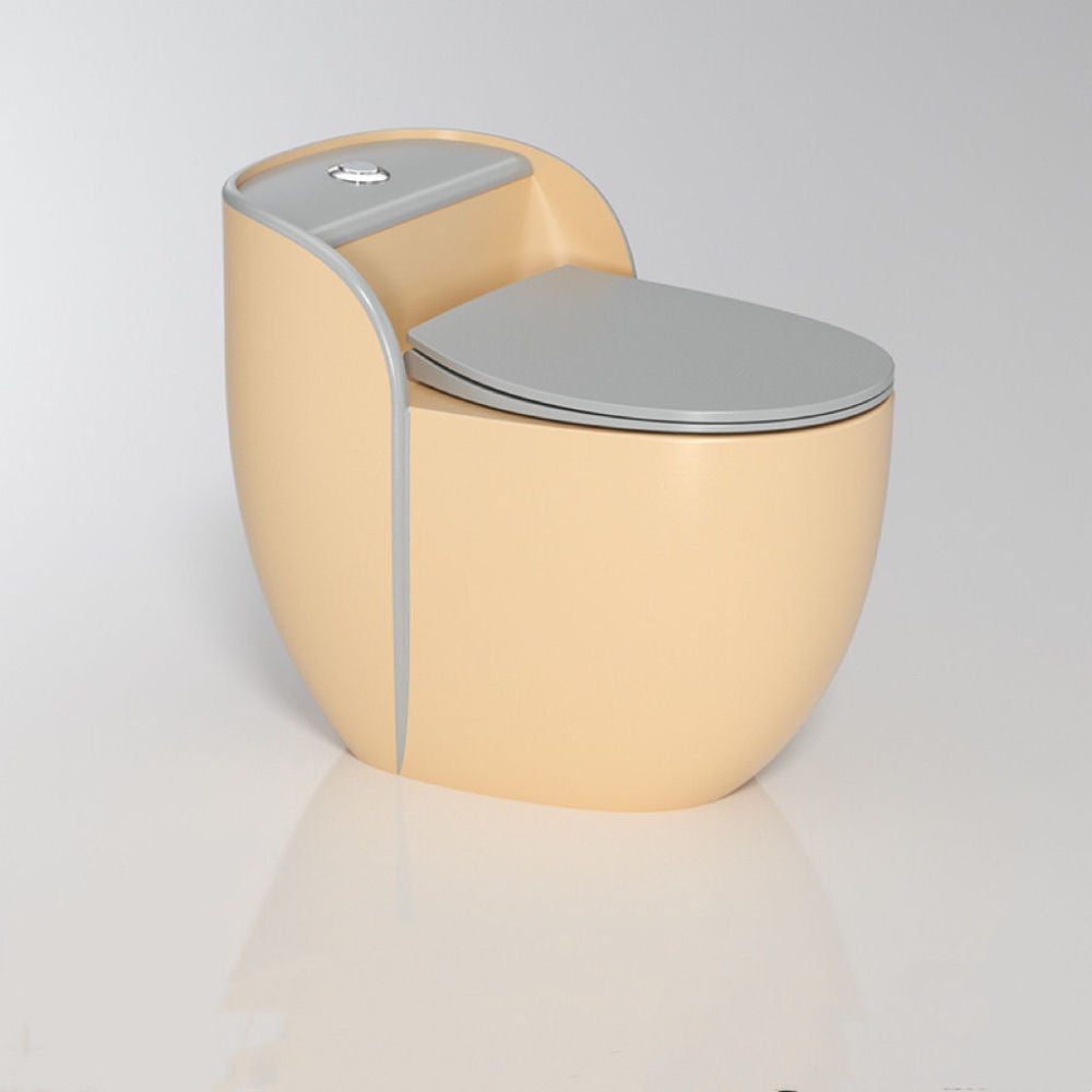 QW- Bathroom Cleaning Ceramic Colorful Toilet Bowl